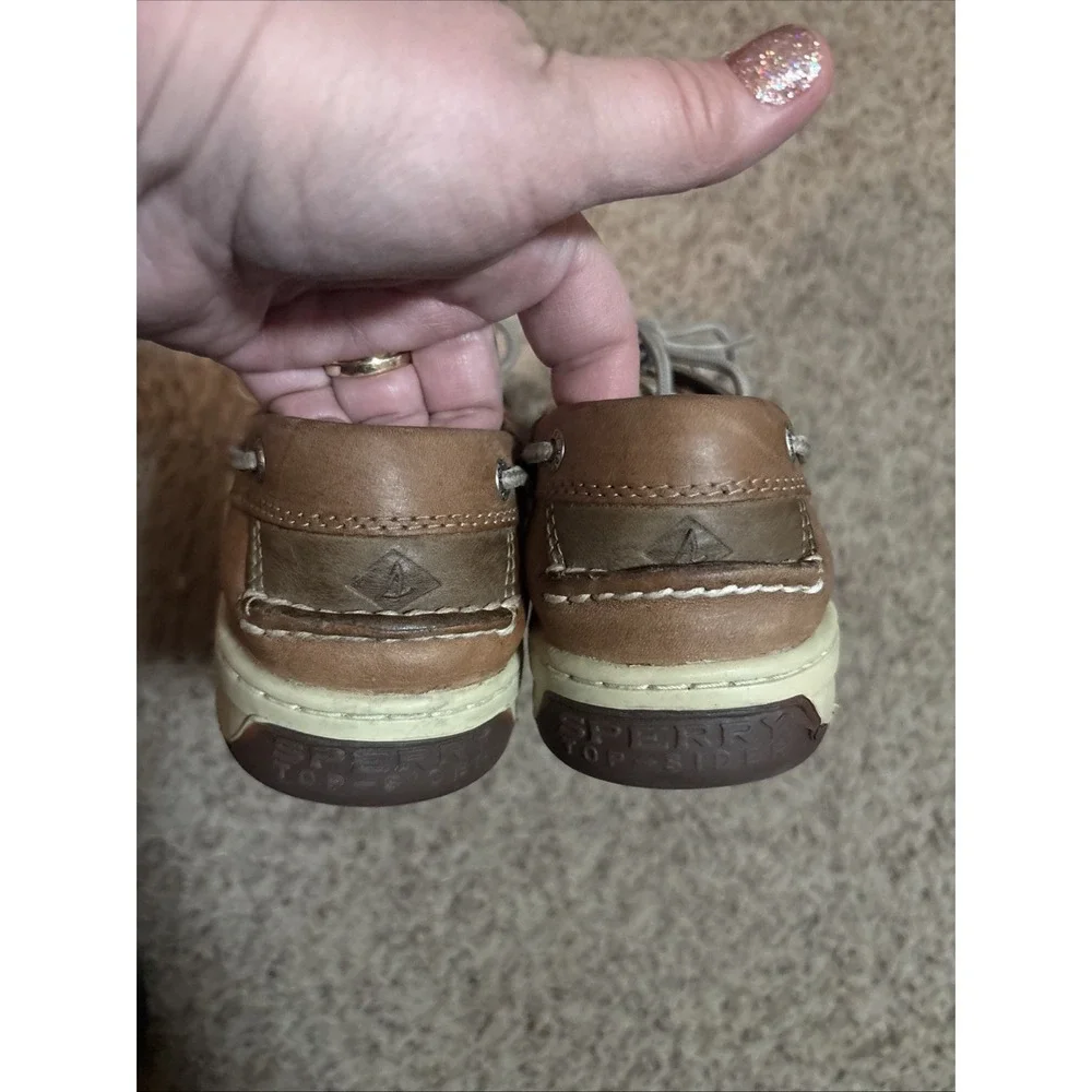 Sperry  Top Sider Brown Leather Boat Shoes Men's Sz 10 Beach Casual